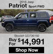 2016 Jeep Patriot Sport FWD