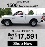 2017 RAM 1500 Tradesman 4X2