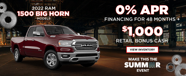 special offer on Jeep and RAM Trucks