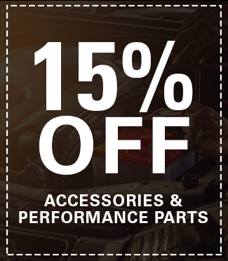 15% Off Accessories & Performance Parts