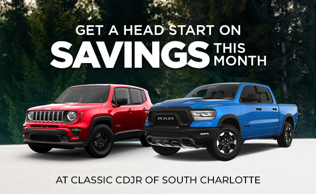Get a head start on savings at Classic CDJR of South Charlotte
