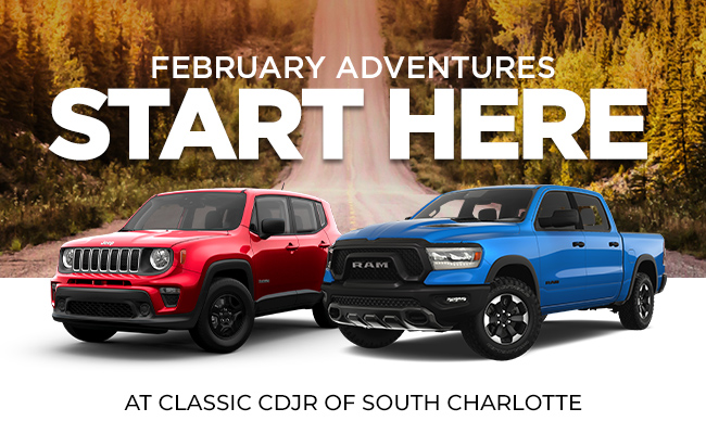 Start the year off right with great savings at Classic CDJR of South Charlotte