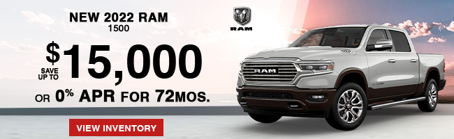 special apr offer on new 2022 RAM