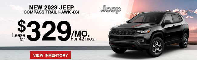 lease offer on new Jeep Compass Trail Hawk