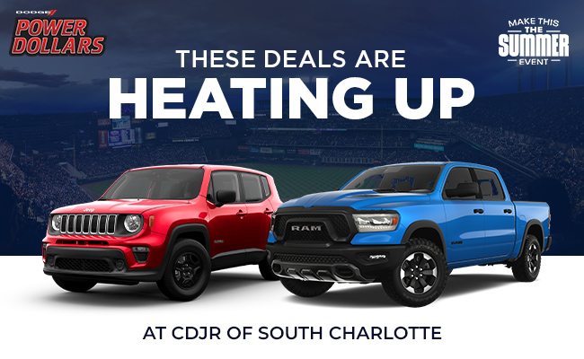 These deals are heating up at CDJR of South Charlotte