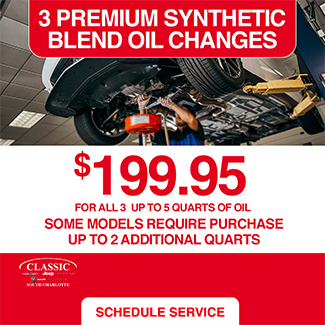 3 Premium Synthetic Blend Oil Changes