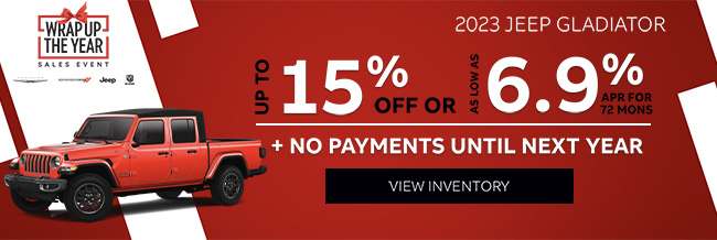 Wrap up the year sales event offer