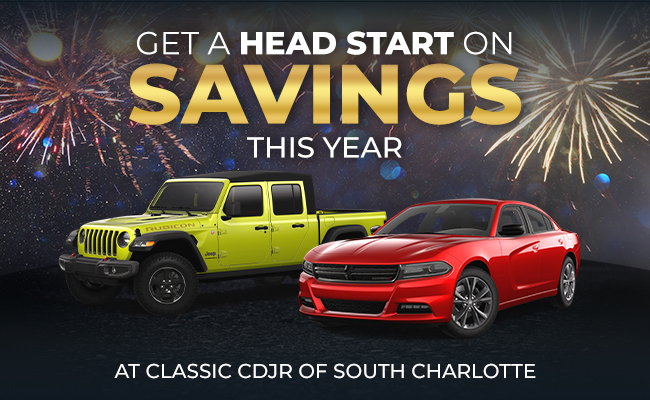 Start the year off right with great savings at Classic CDJR of South Charlotte