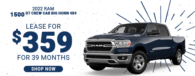 2022 RAM 1500 DT crew Cab Big Horn 4x4