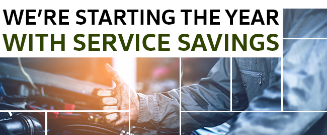 We’re Starting The Year With Service Savings