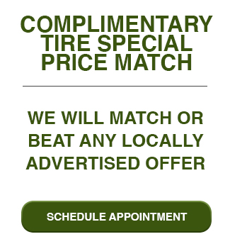 Complimentary Tire Special Price Match
