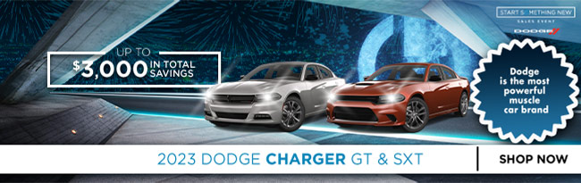 2023 Dodge Charger GT and SXT