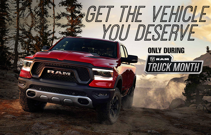 Get The Vehicle You Deserve During RAM Truck Month