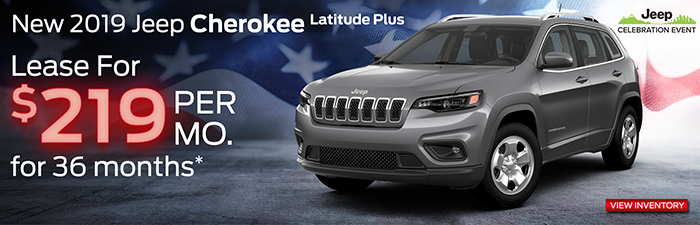 New 2019 Jeep Cherokee Latitude Plus