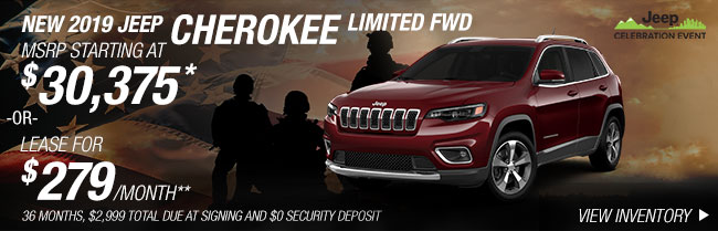 ALL NEW 2019 Jeep Cherokee Limited FWD