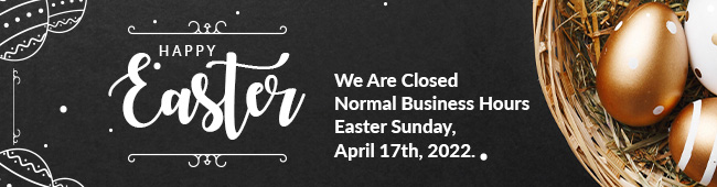 We are closed Easter Sunday
