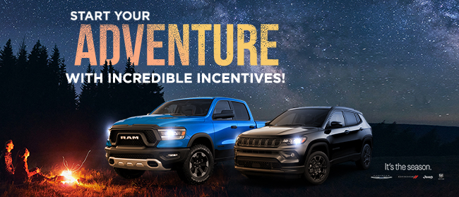 start your adventure with incredible incentives