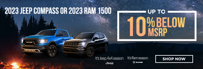 jeep compass or RAM 1500