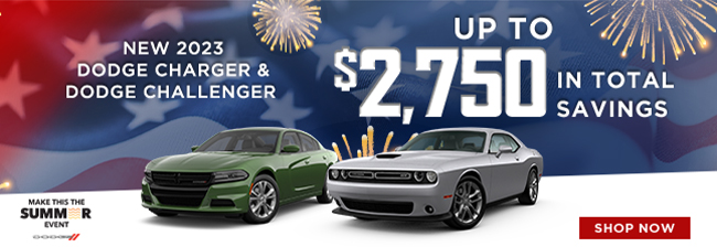 offers on Dodge Challenger and Charger