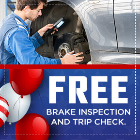 Free brake inspection and trip check.