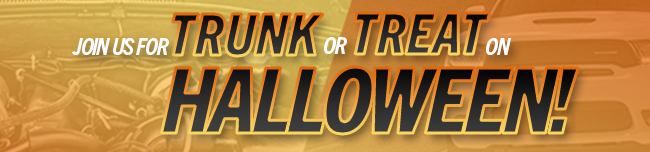 Join Us For Trunk or Treat On Halloween!