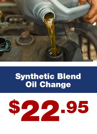 Synthetic Blend Oil Change, $22.95