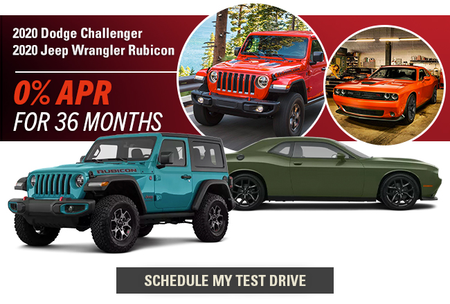 2020 Dodge Challenger/2020 Jeep Wrangler Rubicon