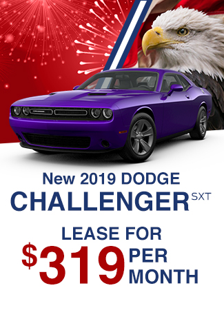 New 2019 Dodge Challenger SXT, Lease For $319 Per Month