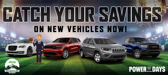 Catch your savings on new vehicles now!