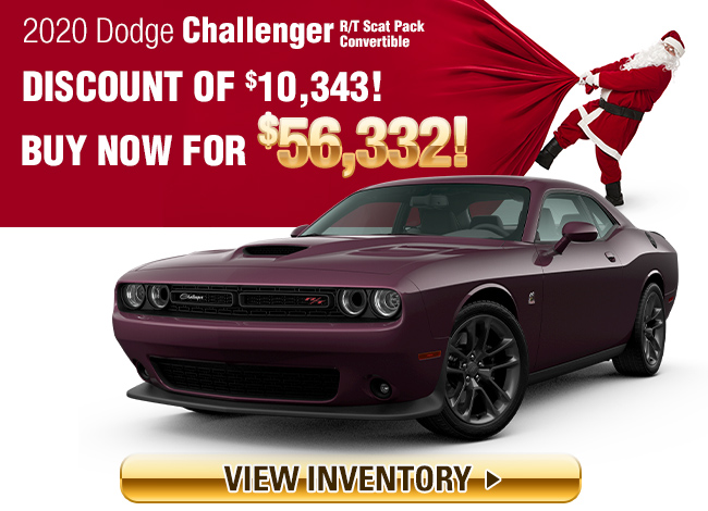 2020 Dodge Challenger R/T Scat Pack Convertible