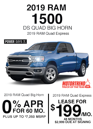2019 RAM 1500 Quad Big Horn