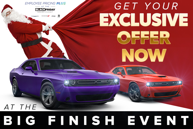 Get Get Your Exclusive Offer Now During Employee Pricing Plus At The Big
Finish Event