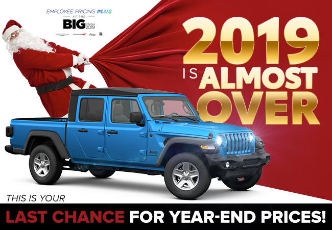 2019 Is Almost Over! This Is Your Last Chance For Year-End Prices!