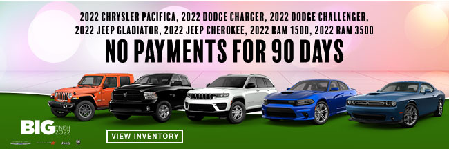 no payments for 90 days on select models. See dealer for full details.
