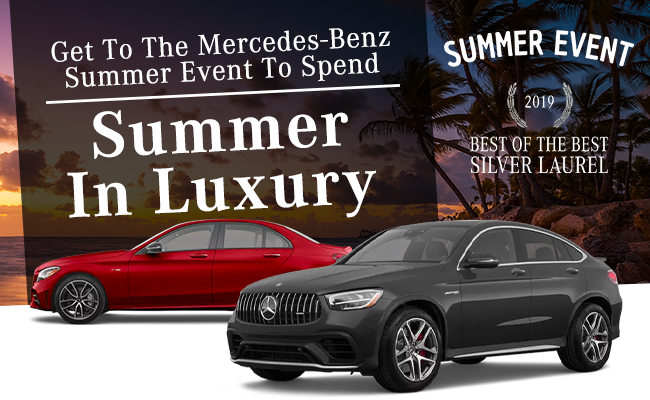get to the mercedes benz summer event to spend summer in luxury