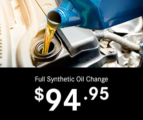 Full Synthetic Oil Change $94.95