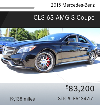 2015 Mercedes-Benz CLS 63 AMG S Coupe