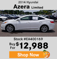 2014 Hyundai Azera Limited buy for $12,988