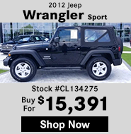 2012 Jeep Wrangler Sport buy for $15,391