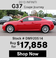 2013 INFINITI G37 Coupe Journey