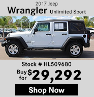 2017 Jeep Wrangler IUnlimited Sport