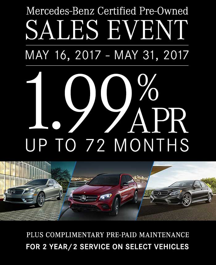 Mercedes-Benz CPO Sales Event!