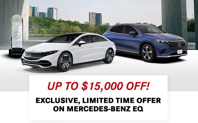 Up to 15k off - exclusive limited time offer on Mercedes-Benz EQ
