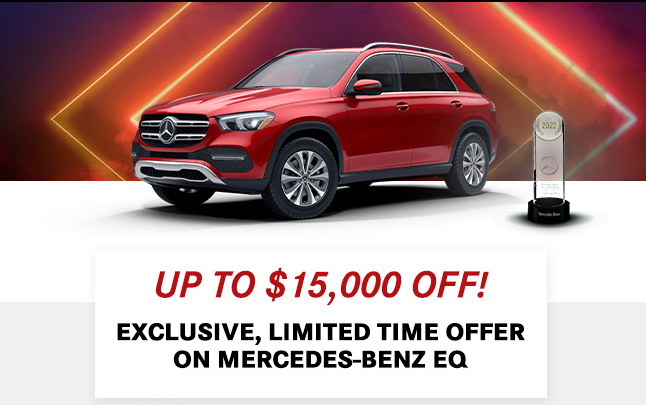 Up to 15k off - exclusive limited time offer on Mercedes-Benz EQ