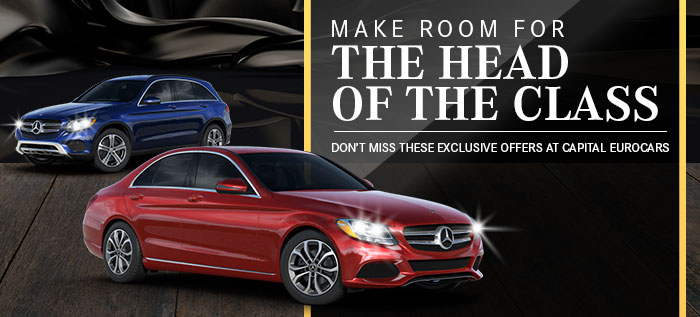 Make Room For the Head of the Class Don't Miss These Exclusive Offers at Capital Eurocars