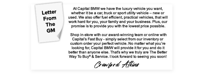 Letter Fromt he GM - Crawford Atkins