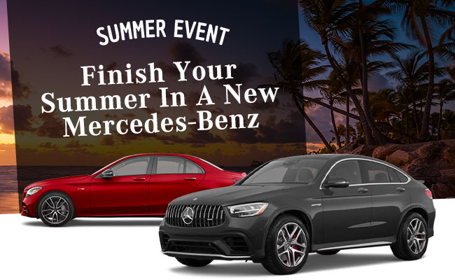 Finish Your Summer In A New Mercedes-Benz