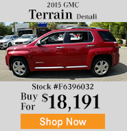 2015 GMC Terrain Denali buy for $18,191