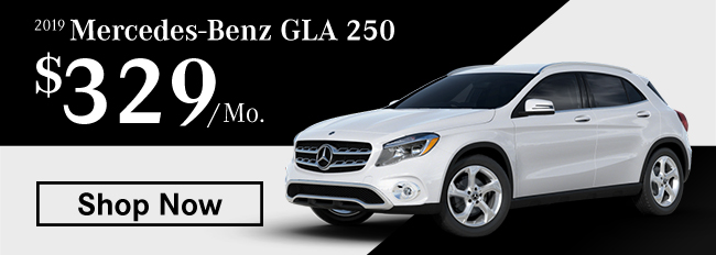 2019 Mercedes-Benz GLA 250 $329 per month