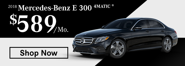 2018 Mercedes-Benz E 300 4MATIC ®